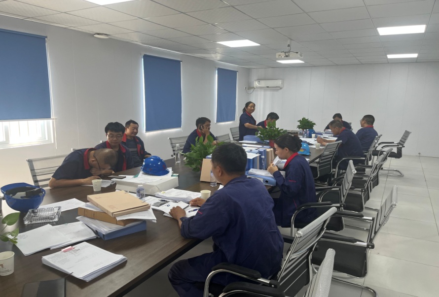 公司開展年度質量、環(huán)境、職業(yè)健康安全管理體系內審工作